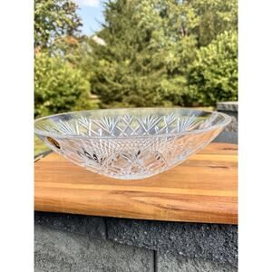 Waterford Crystal SULLIVAN 13" Serving Centerpiece Bowl W/ Sticker~Signed